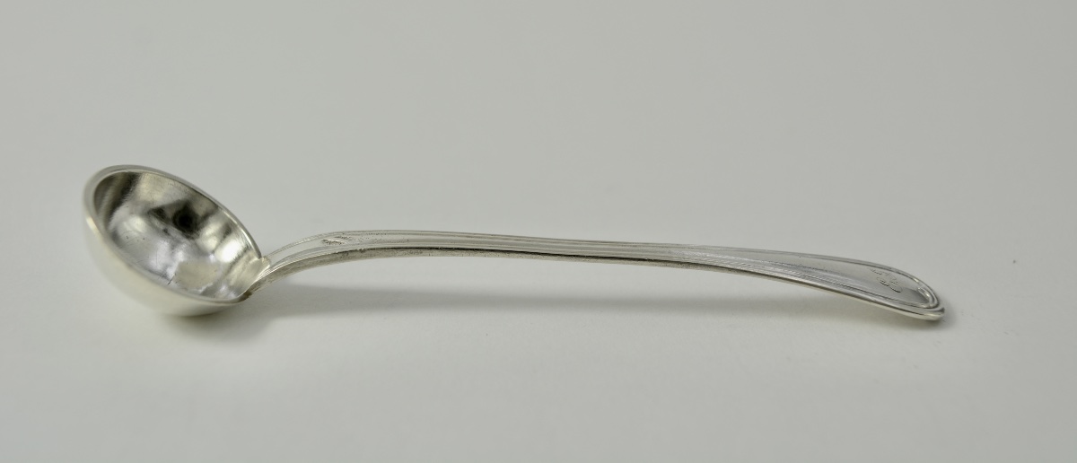 Silver Mustard Spoon France Circa 1900-photo-2