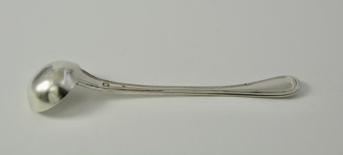 Silver Mustard Spoon France Circa 1900-photo-4