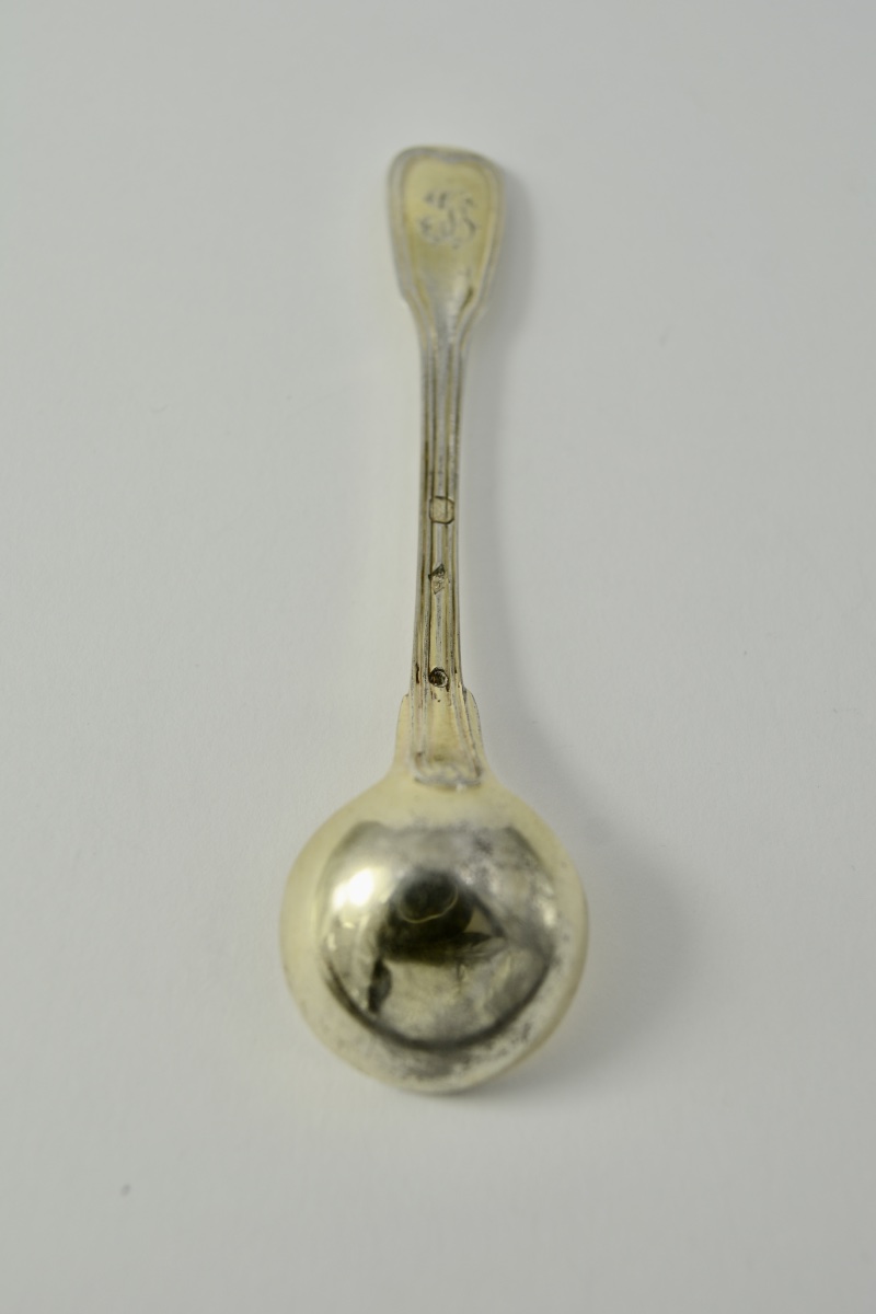 Cuillere à moutard en argent France  vers  1830-photo-3