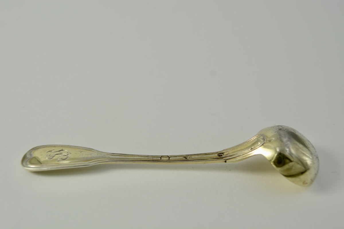 Cuillere à moutard en argent France  vers  1830-photo-4