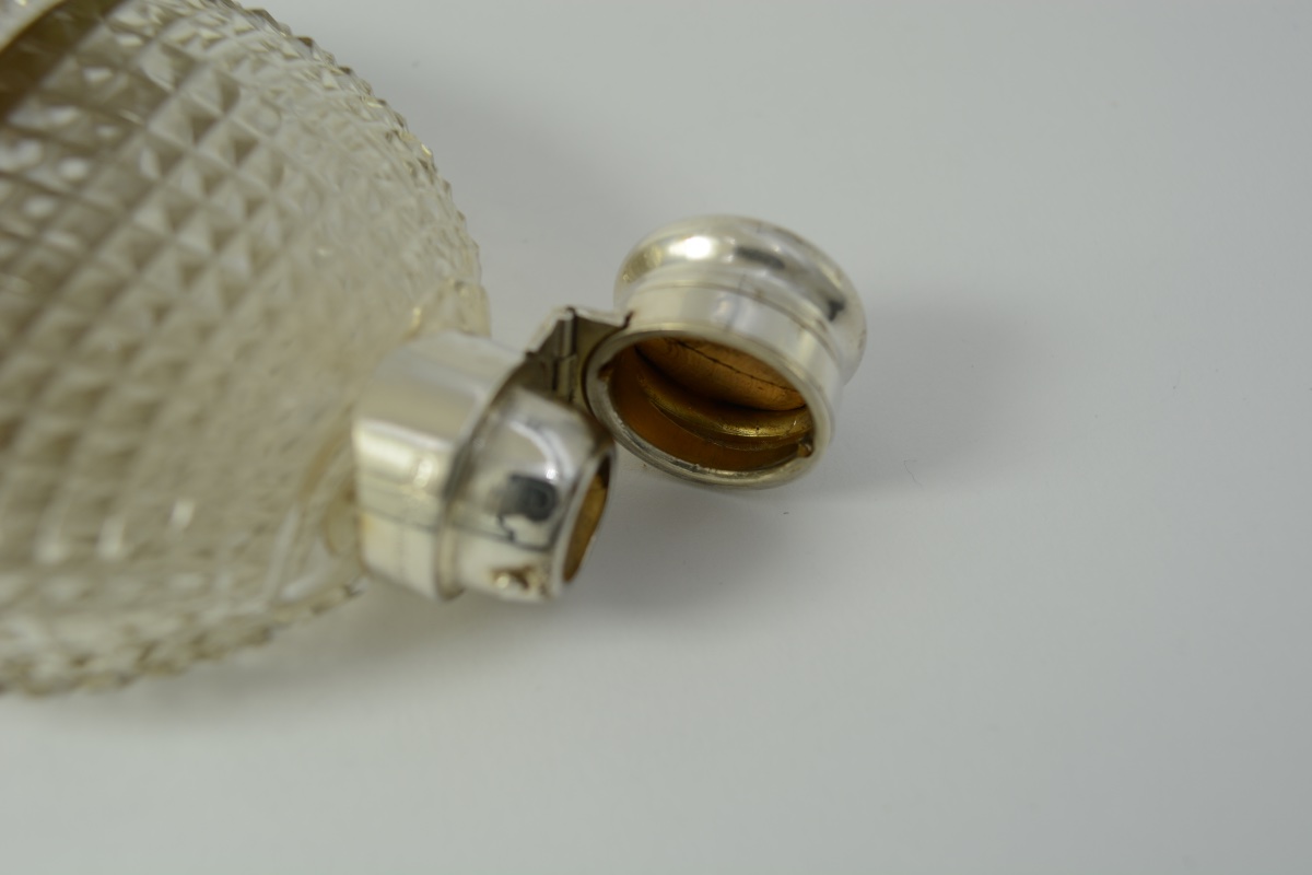 Silver Spirit Flask, North America, Circa 1900-photo-1