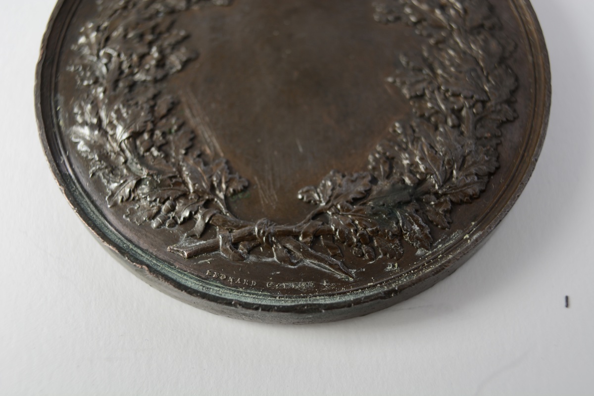 Bronze Medal, United Kingdom Circa 1862-photo-3