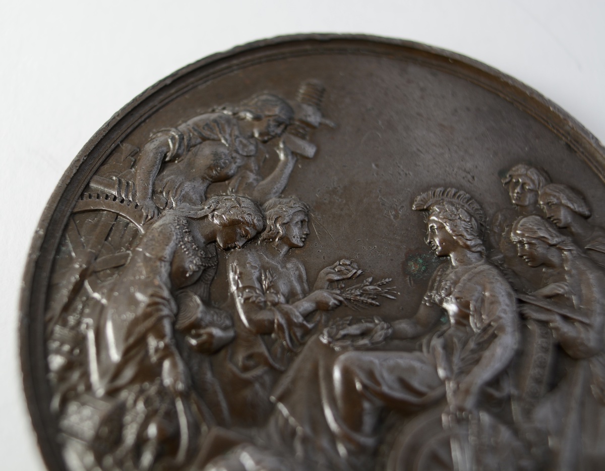 Bronze Medal, United Kingdom Circa 1862-photo-5