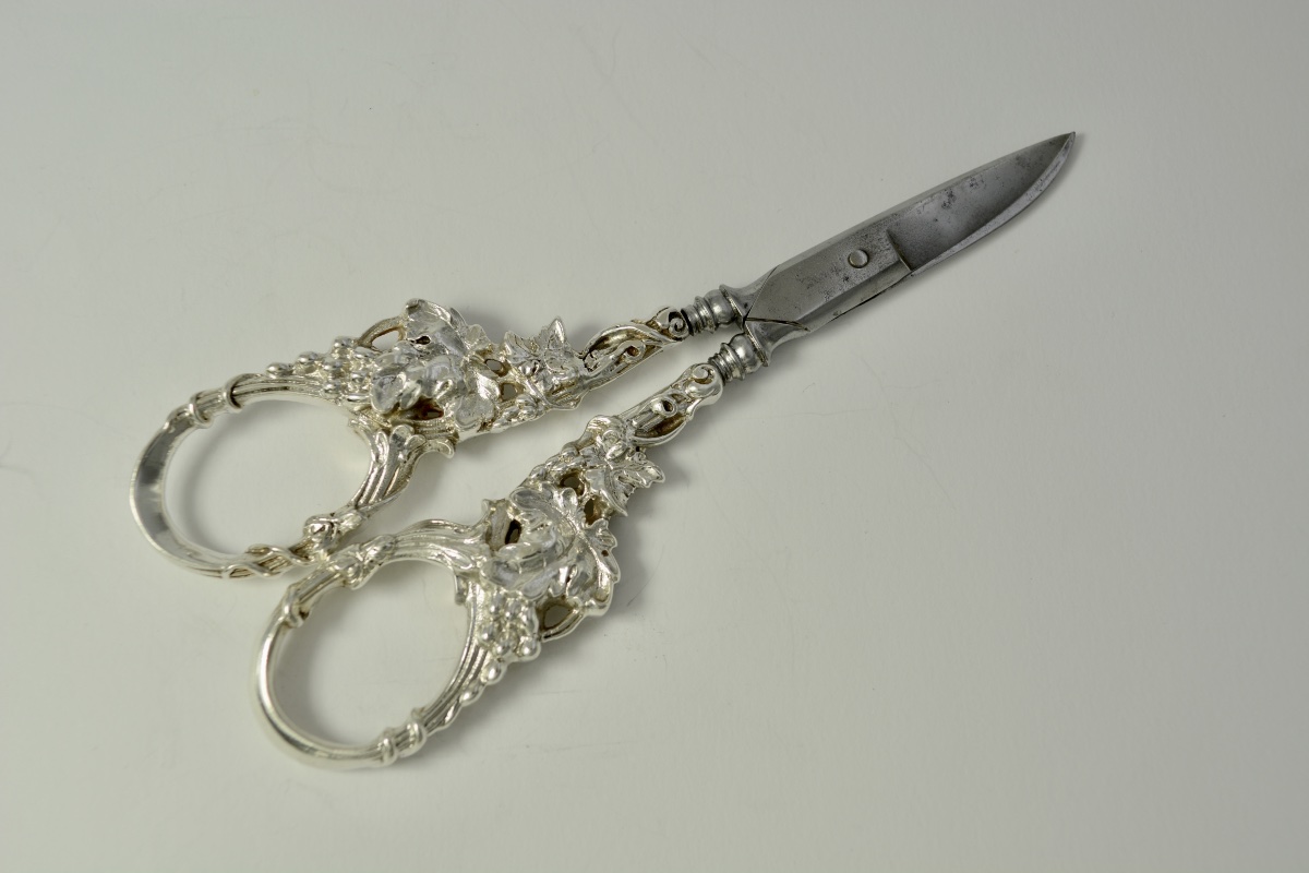 Silver And Metal Grape Chisel. XIXe-photo-2