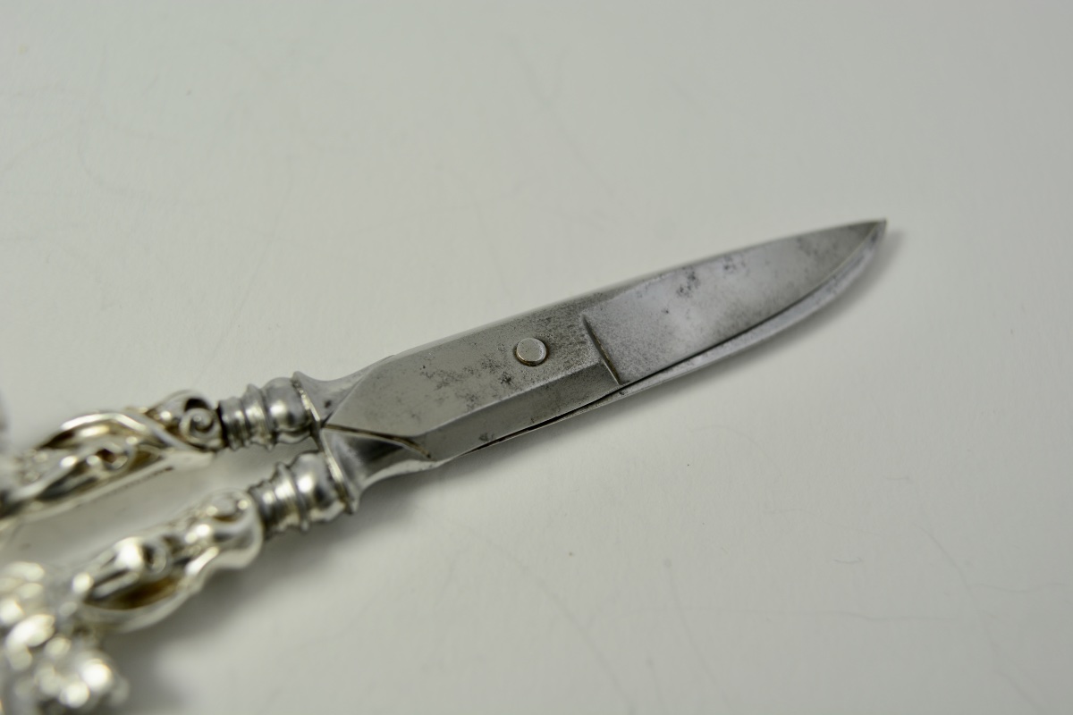 Silver And Metal Grape Chisel. XIXe-photo-4