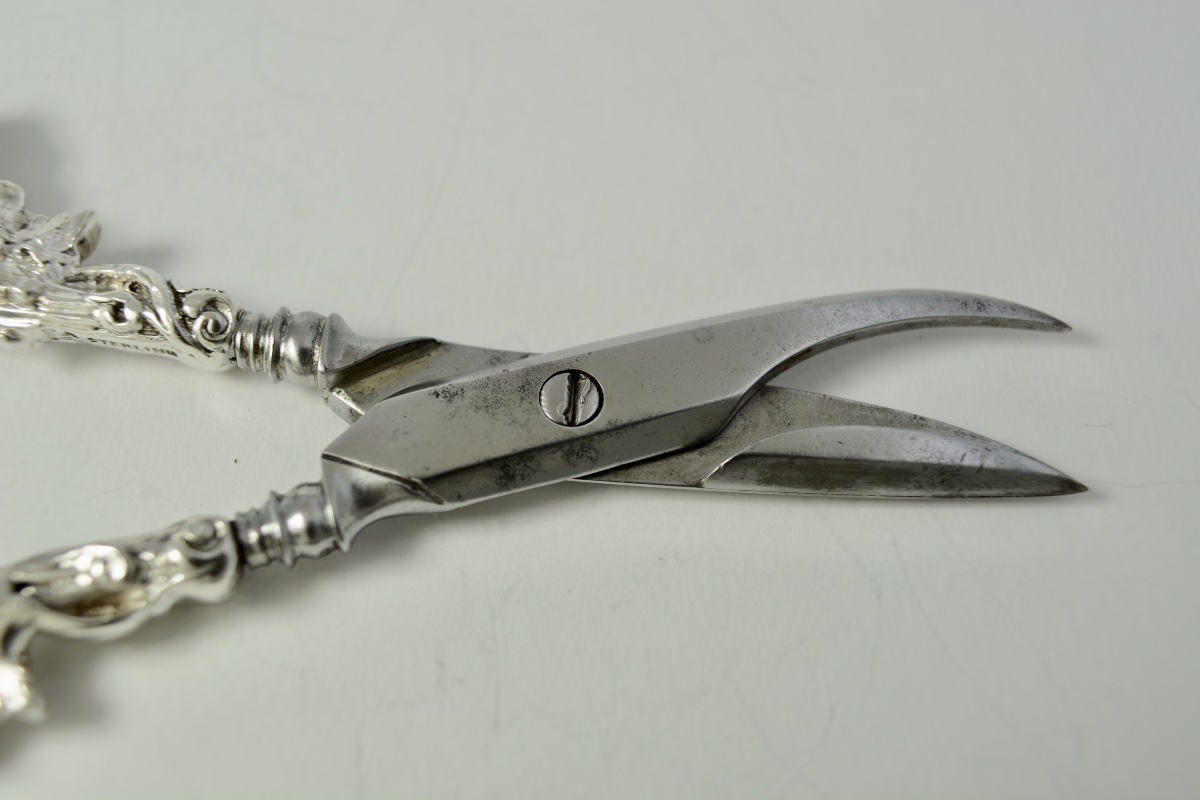 Silver And Metal Grape Chisel. XIXe-photo-5
