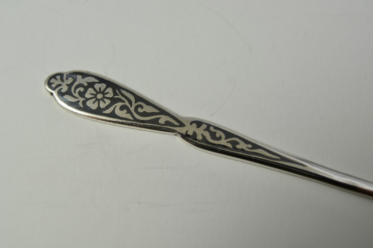 Russia 20th Century . Silver Lemon Fork-photo-4
