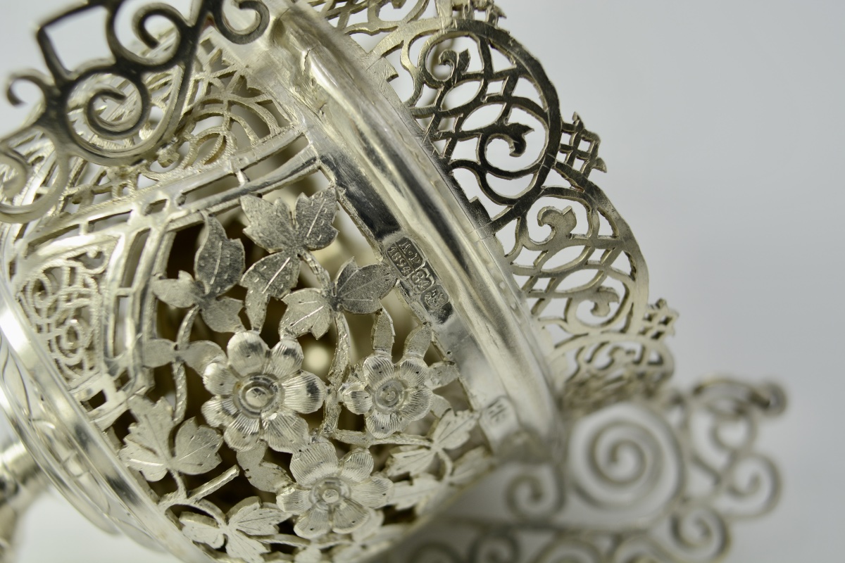 Russia XIX Eme Siecle. Moscow Silver Votive Lamp / Nightlight Circa 1894-photo-3