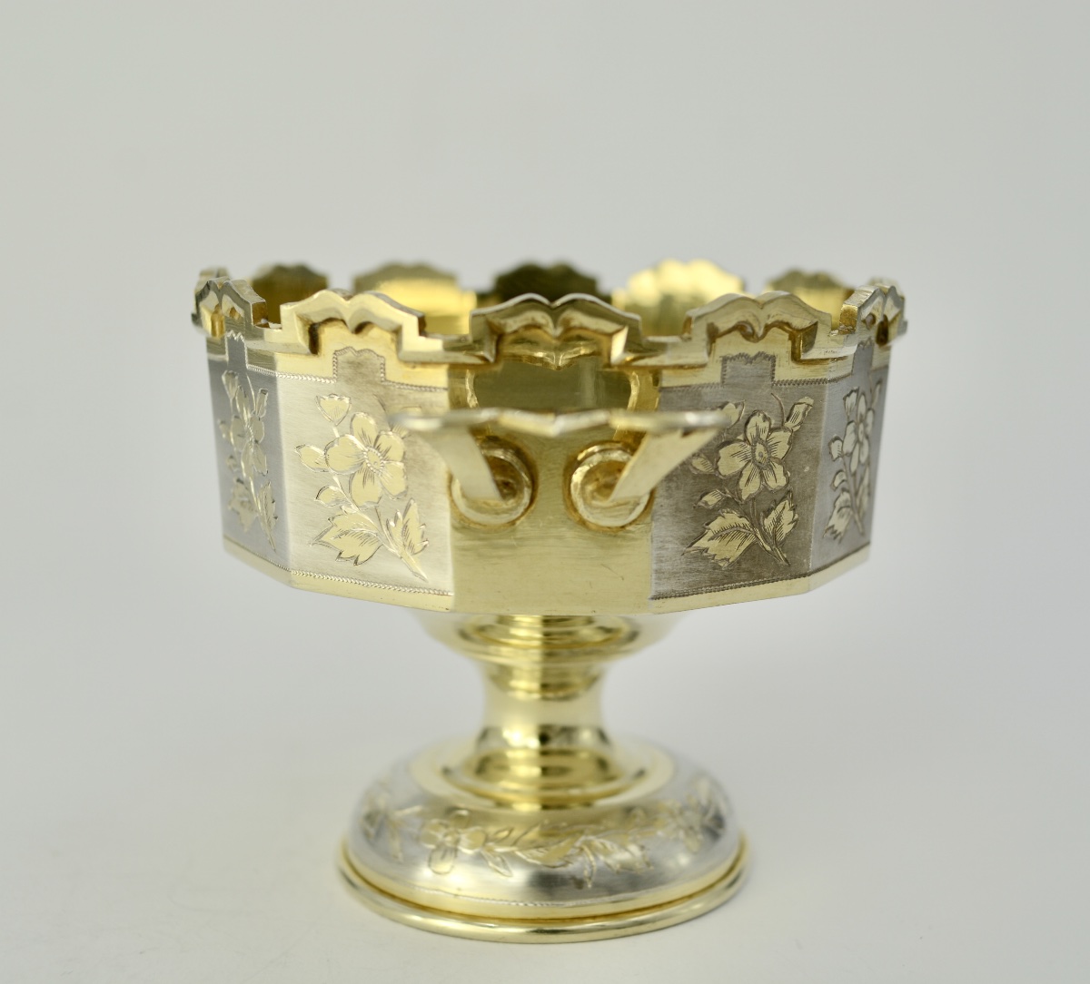 19th-century Russia. Gilded Silver Cup. -photo-7