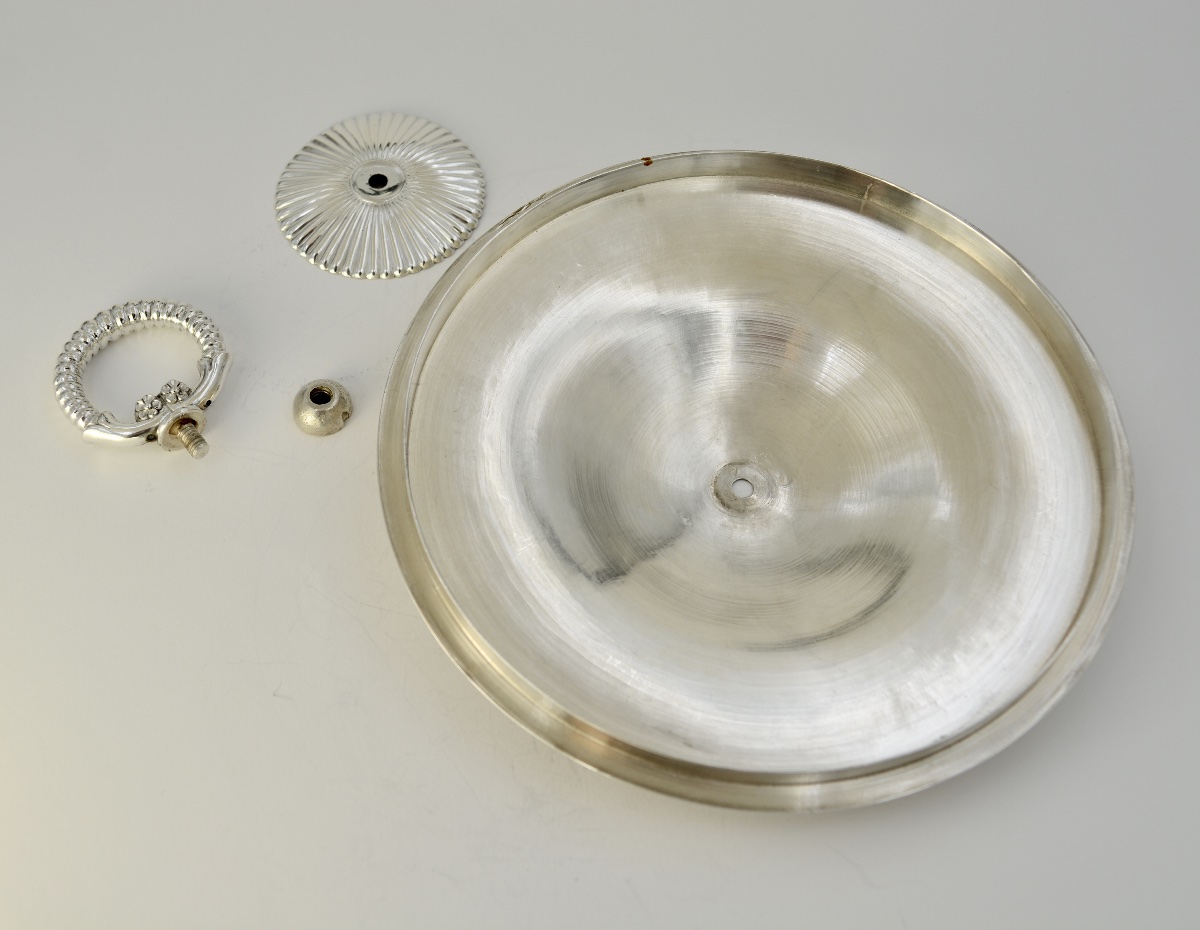 Silver Vegetable Dish / Broth Bowl, France, Circa 1830-photo-2