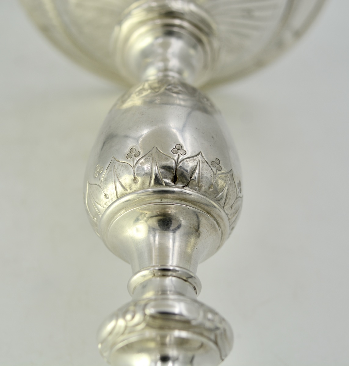 Silver Chalice And Paten, France, 19th Century. -photo-8