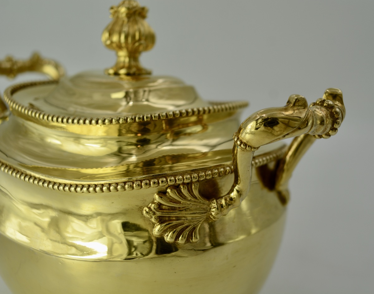 Vermeil Sugar Bowl, France, 1819–1838 -photo-2