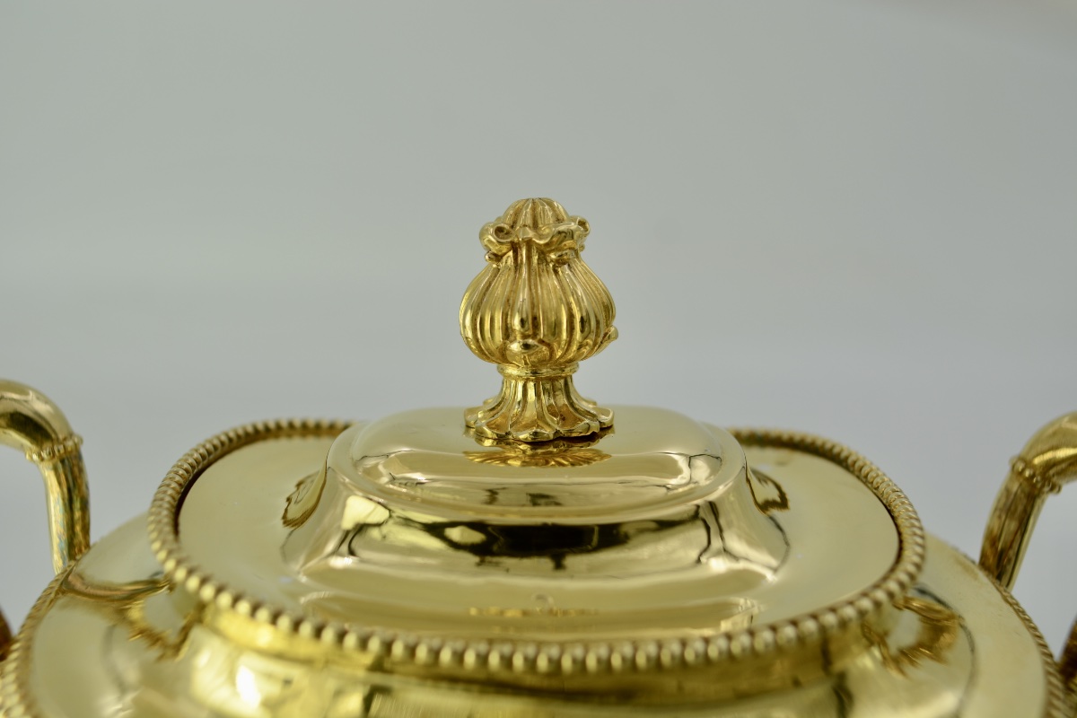 Vermeil Sugar Bowl, France, 1819–1838 -photo-3