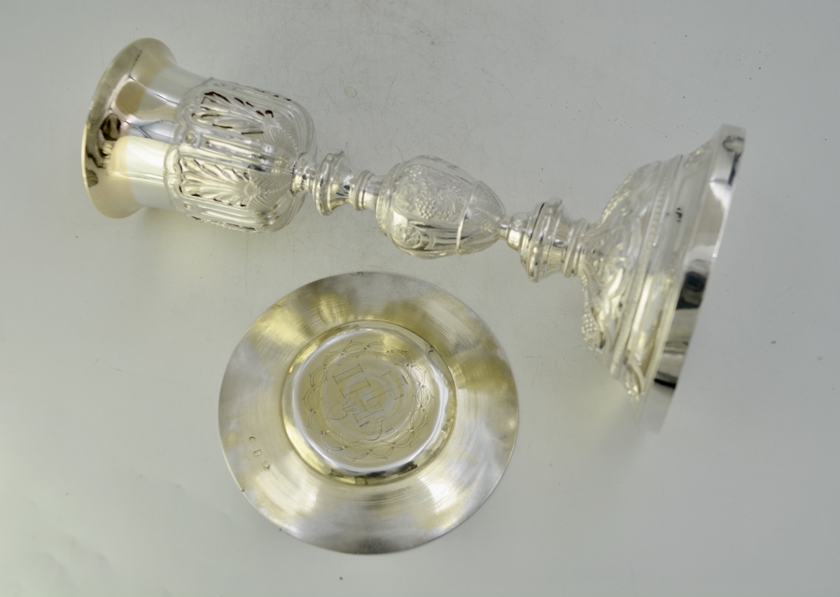 Calice, patene , coffre, argent, FRANCE VERS 1831-photo-4