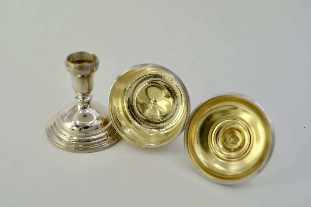 Ciboire de voyage en argent France vers 1850-photo-3