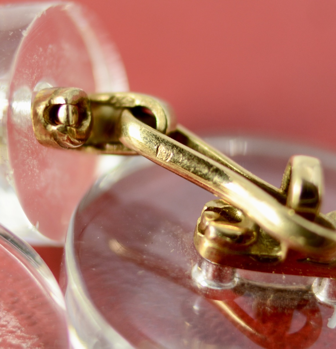 Baccarat, Gold And Crystal Cufflinks-photo-3