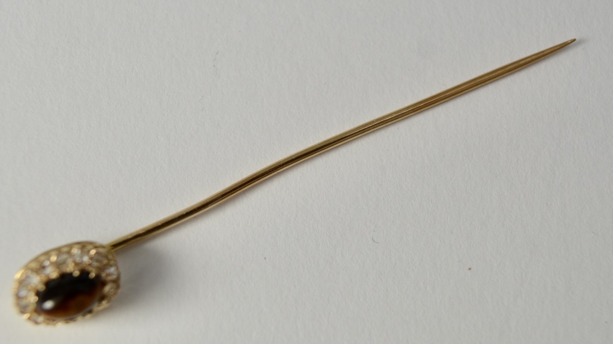 Gold Pin, France, Late 19th Century -photo-4
