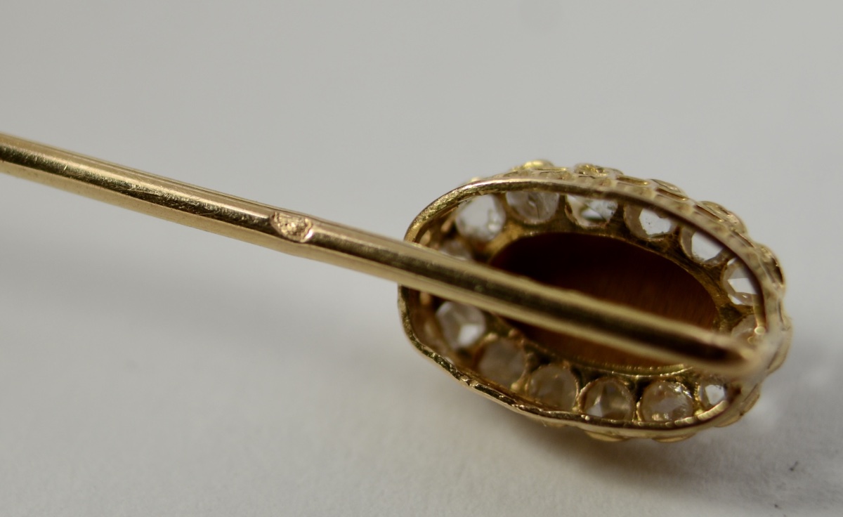 Gold Pin, France, Late 19th Century -photo-8