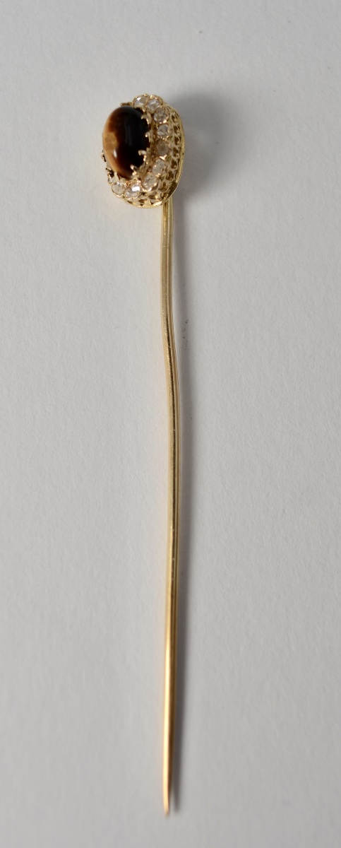 Gold Pin, France, Late 19th Century 