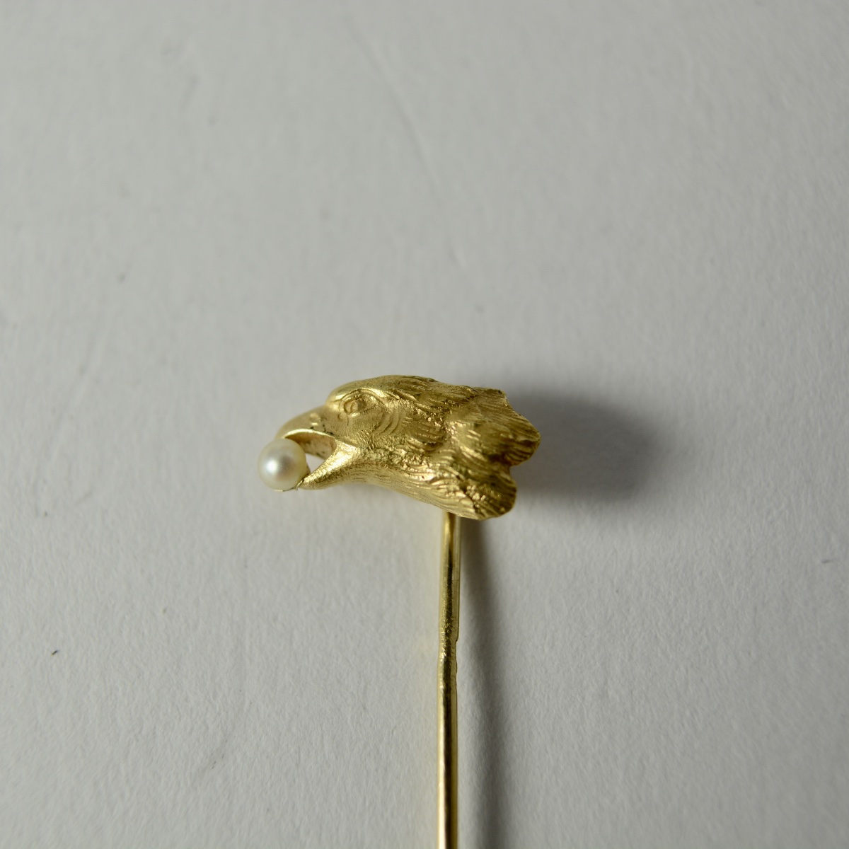 Gold Brooch, France, Late 19th Century. -photo-3
