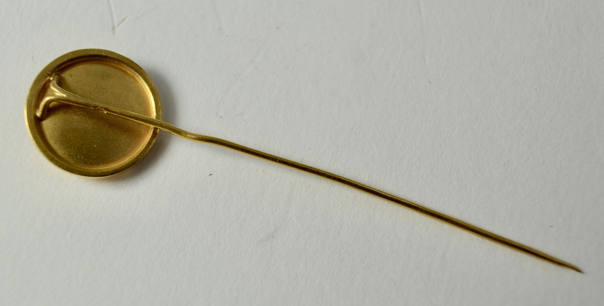 Gold Brooch, France, Late 19th Century. Signed. -photo-2