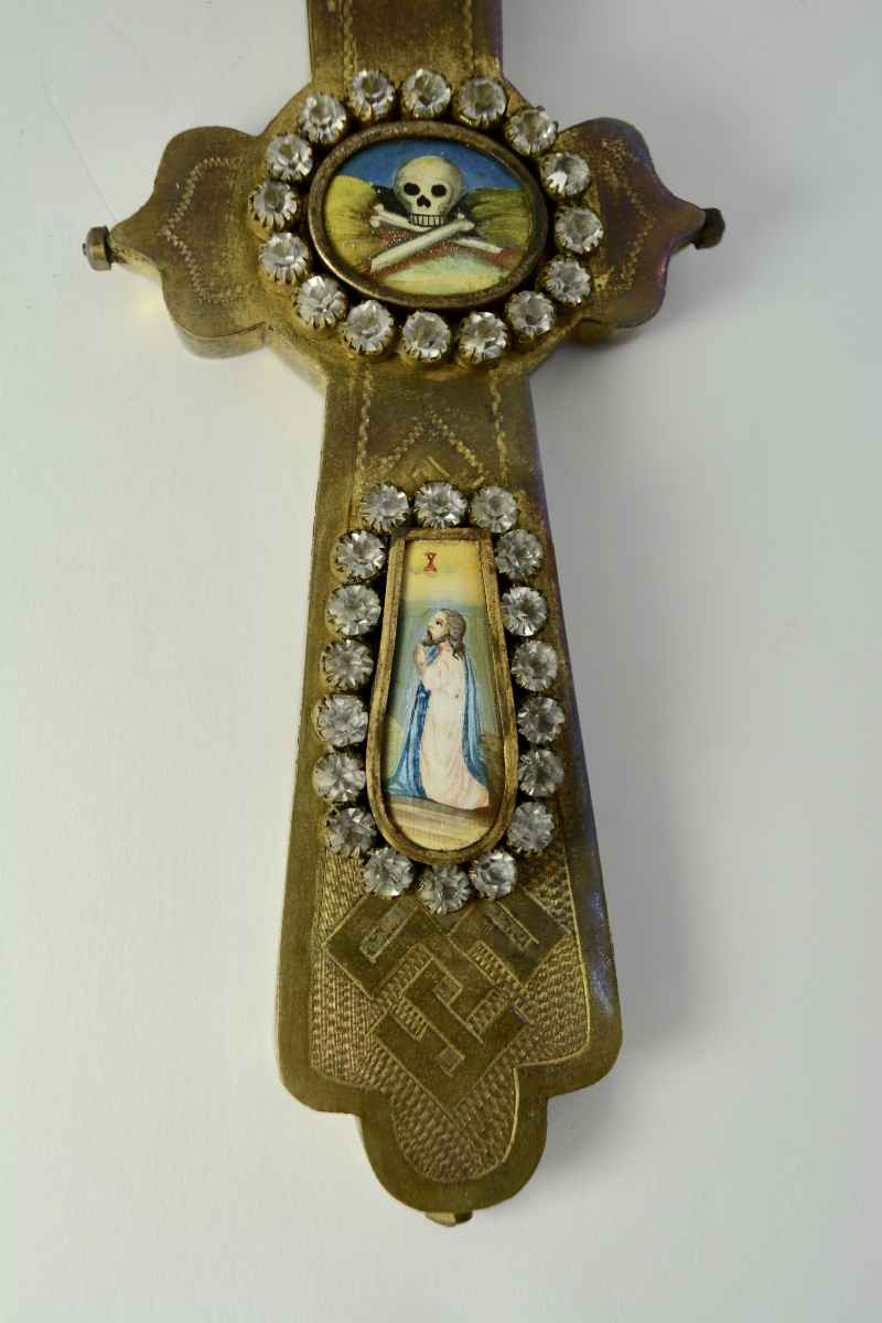 Russia, Circa 1900. Orthodox Blessing Cross-photo-4