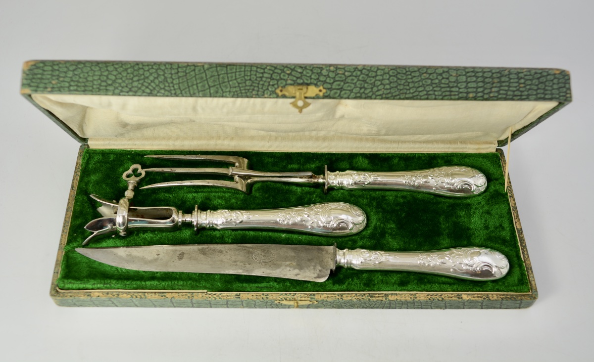 service à découper , France vers 1900