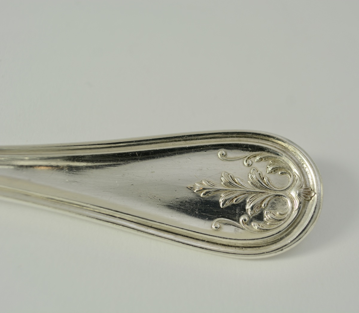 Louche en argent , France fin du XIX eme siecle.-photo-3