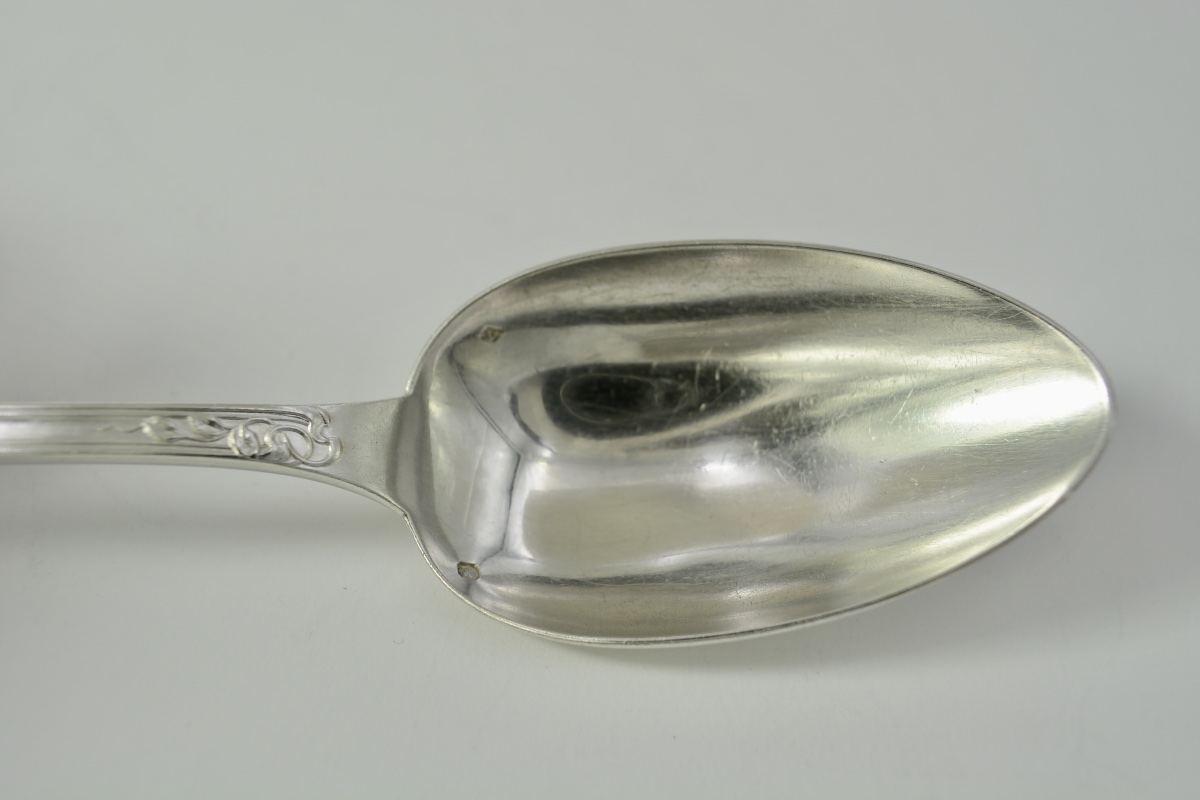 Art Nouveau. Couvert en argent France debut du XX eme siecle . -photo-4