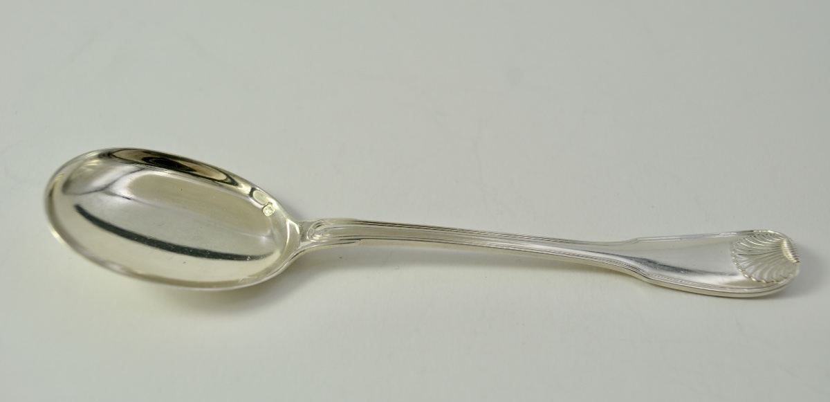 Cuillere à glace en argent France vers 1900-photo-2
