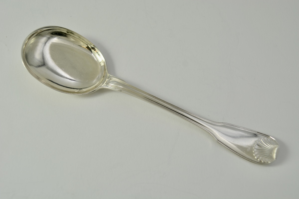 Cuillere à glace en argent France vers 1900-photo-4