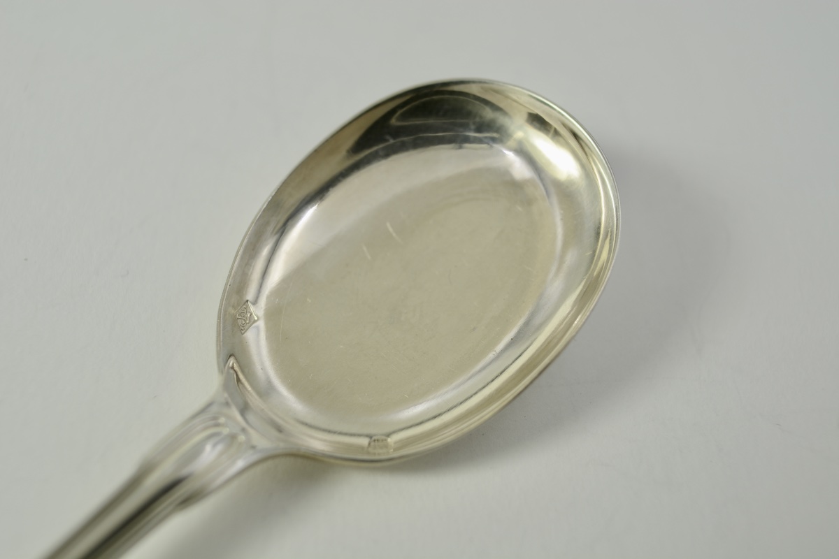 Cuillere à glace en argent France vers 1900-photo-2