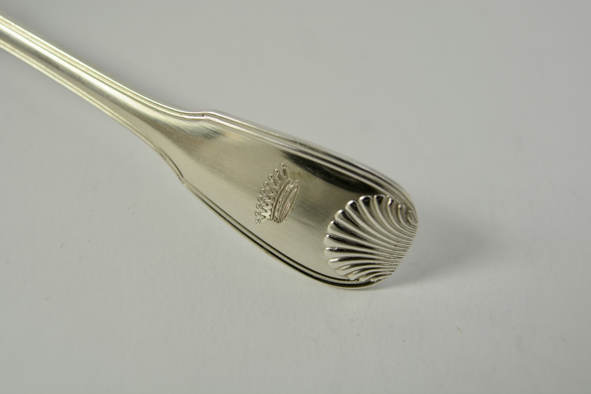 Cuillere à glace en argent France vers 1900-photo-3