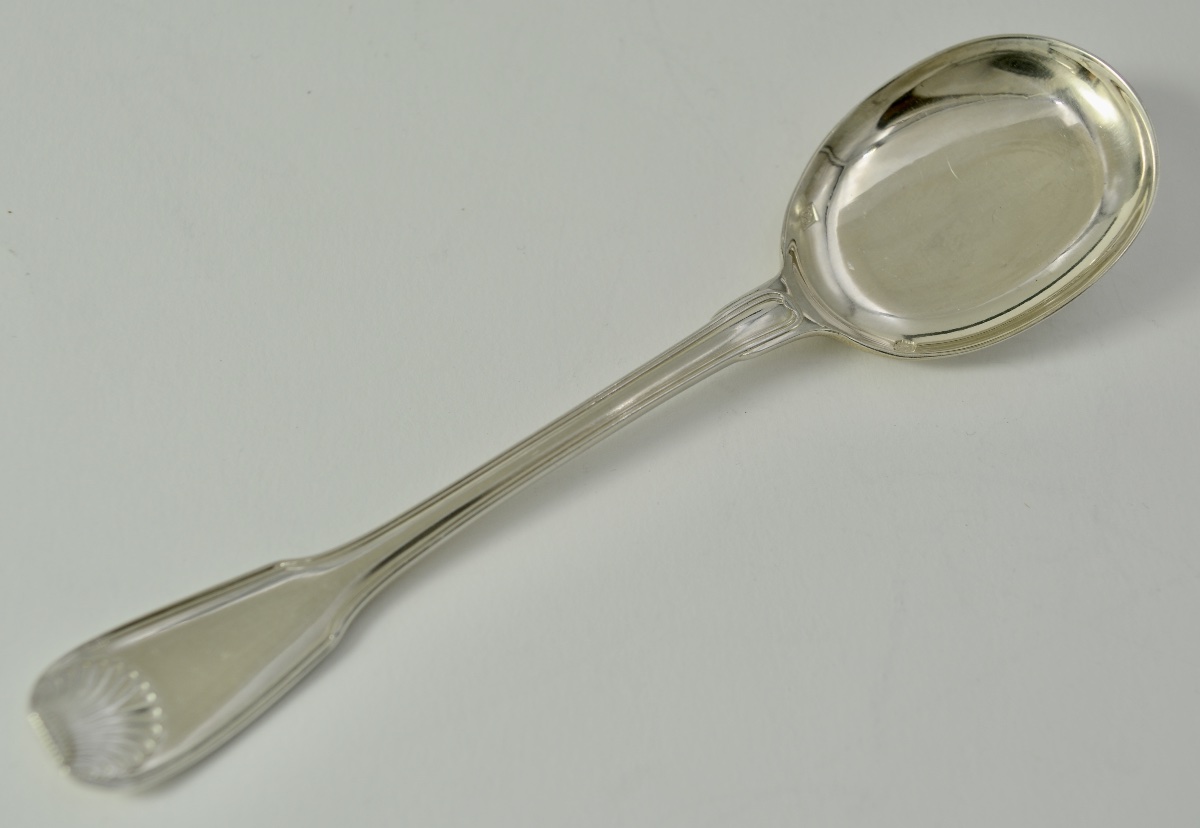 Cuillere à glace en argent France vers 1900