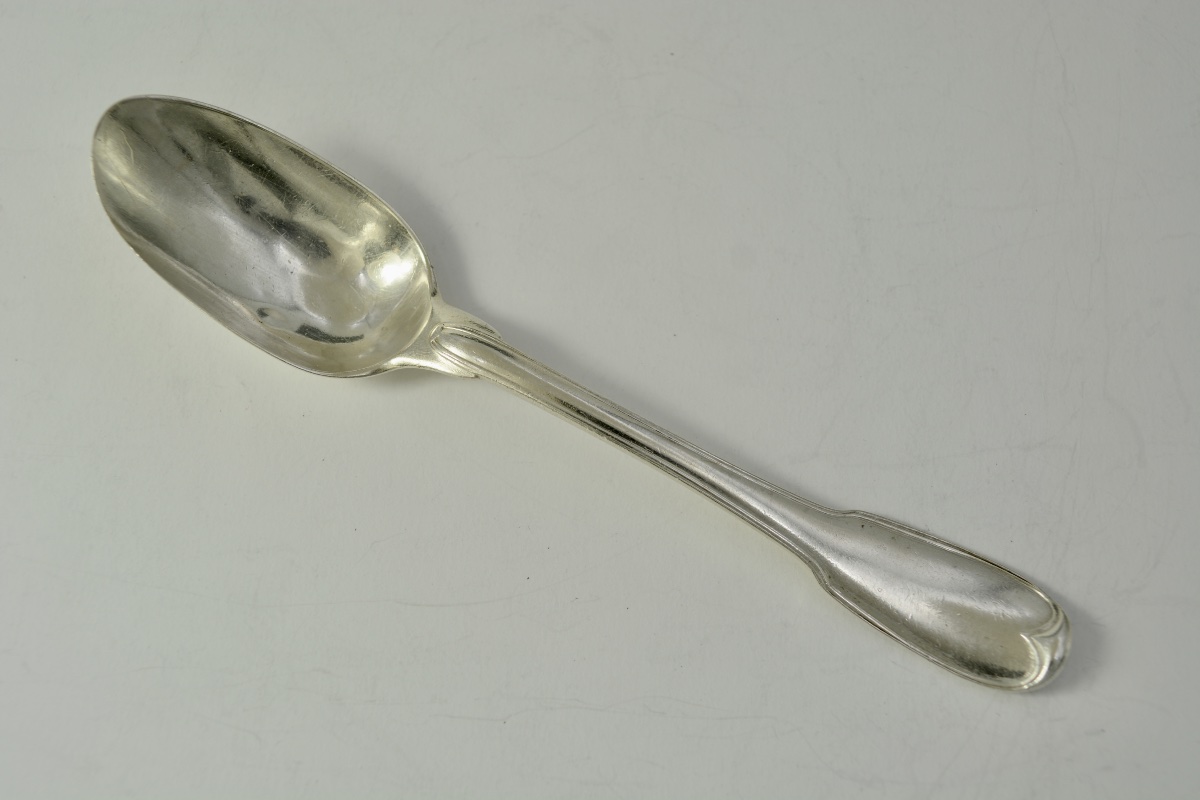 Cuillere en argent XVIII siecle vers 1738-44 France -photo-4