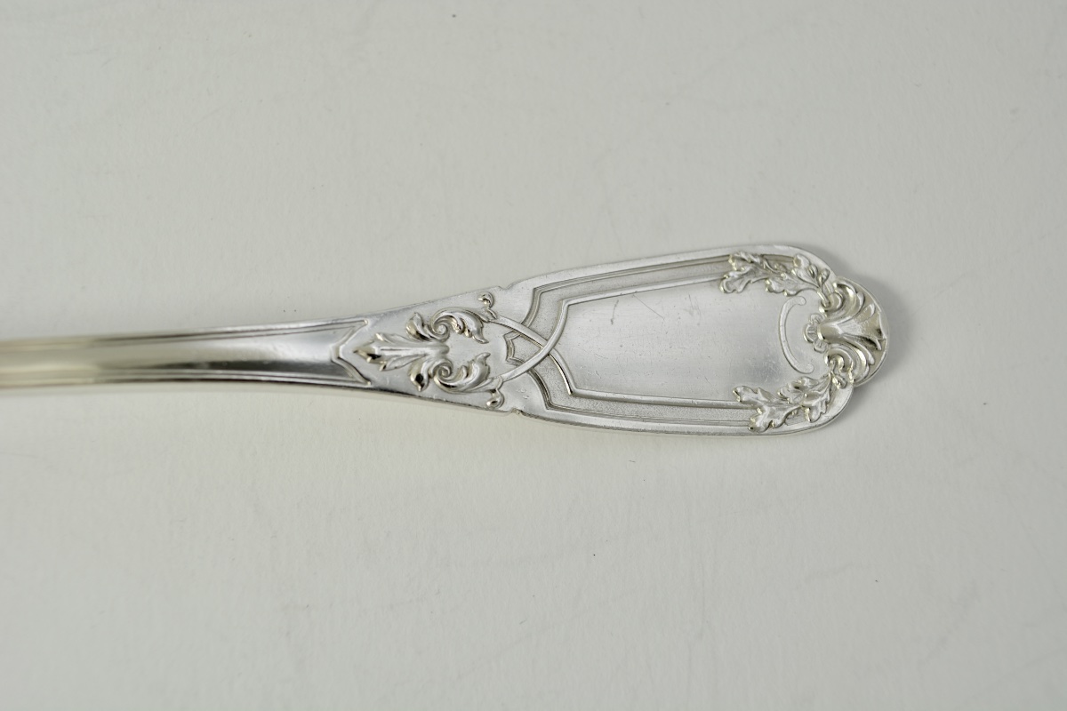 Cuillere à servir en argent France vers 1900-photo-2