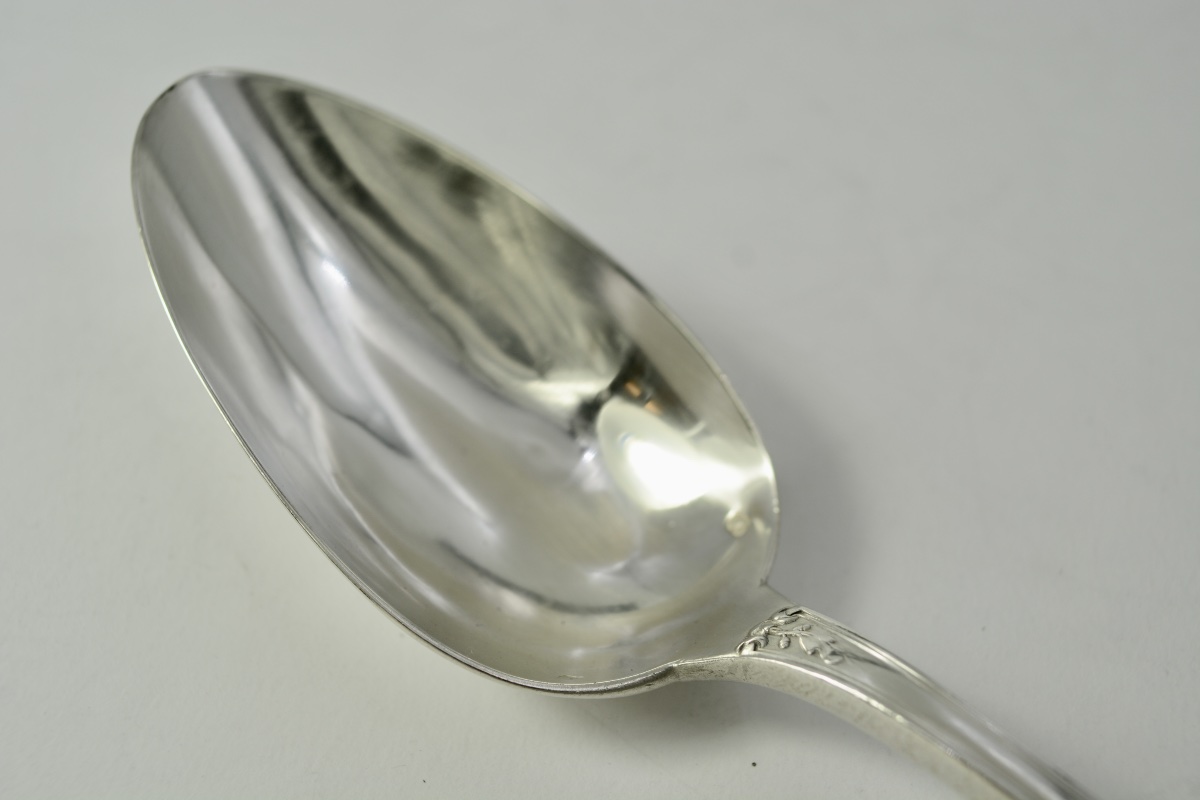 Cuillere à servir en argent France vers 1900-photo-2