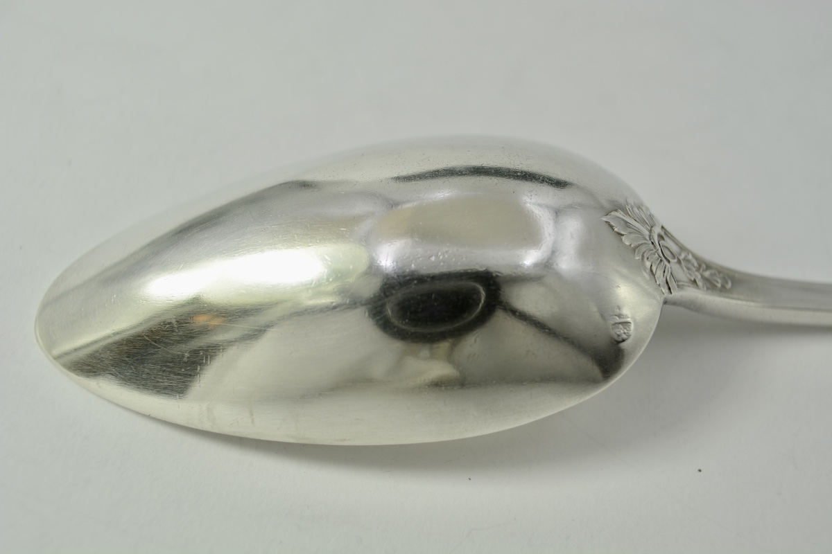 Cuillere à servir en argent France vers 1900-photo-3