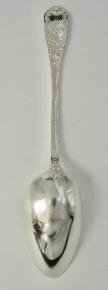 Cuillere à servir en argent France vers 1900-photo-6