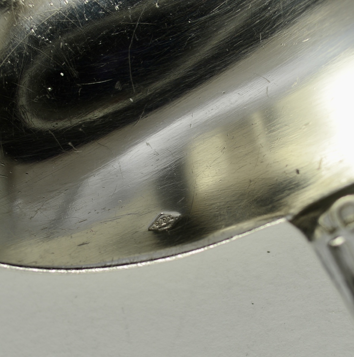 Silver Sauce Spoon, France, Circa 1900-photo-1