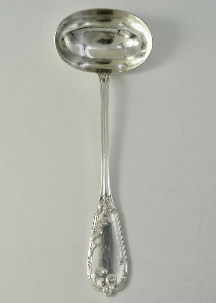 Silver Sauce Spoon, France, Circa 1900