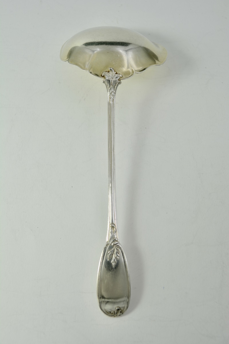 Silver Feeding Spoon. France, Circa 1900-photo-2