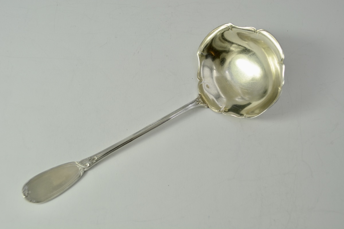 Silver Feeding Spoon. France, Circa 1900-photo-3