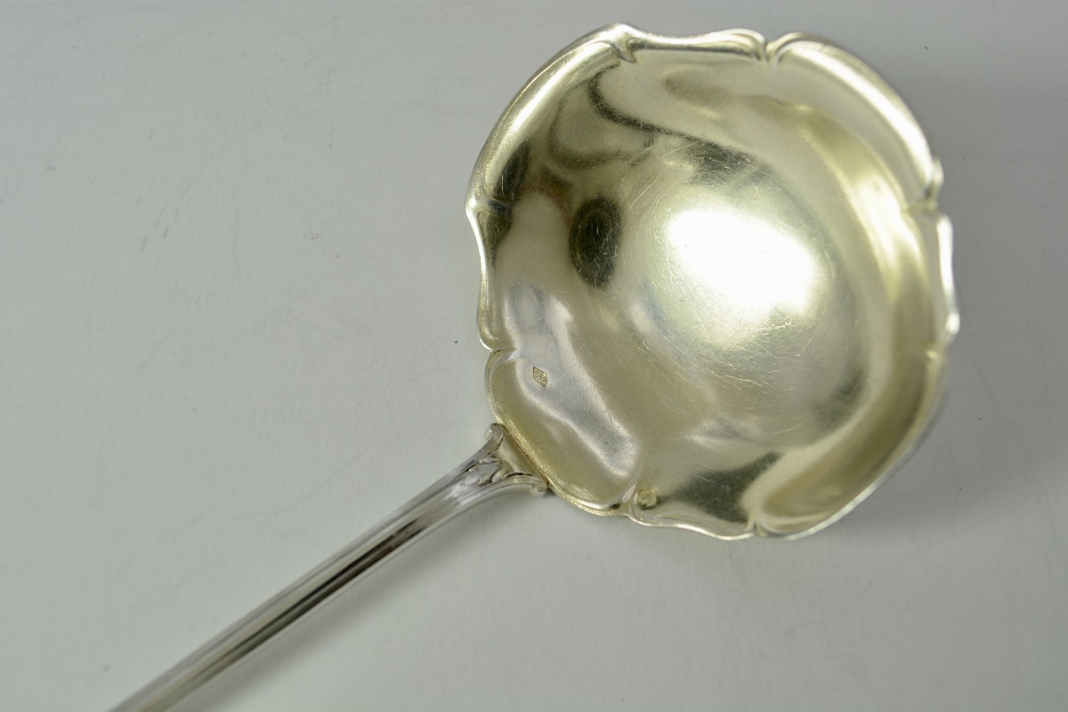 Silver Feeding Spoon. France, Circa 1900-photo-4