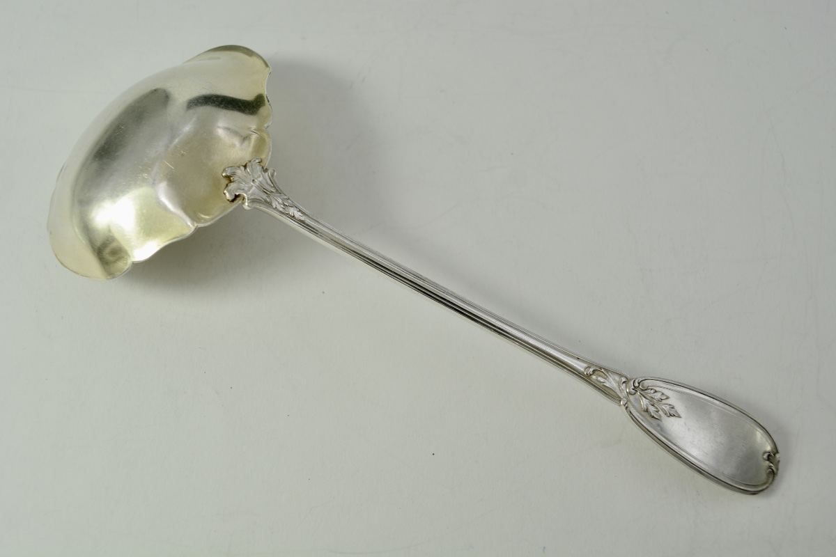 Silver Feeding Spoon. France, Circa 1900-photo-2