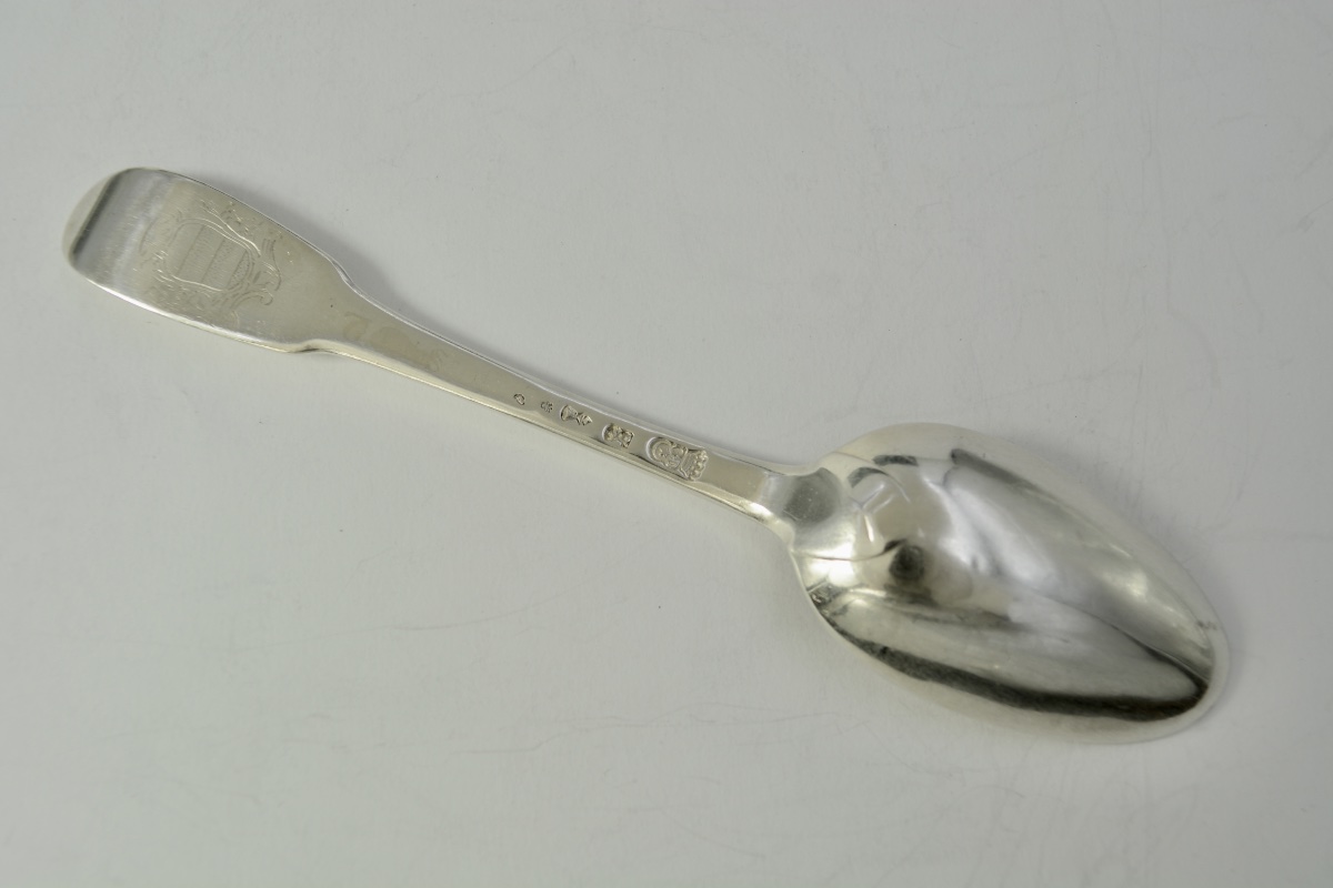 Cuillere en argent France XVIII EME siecle . -photo-4
