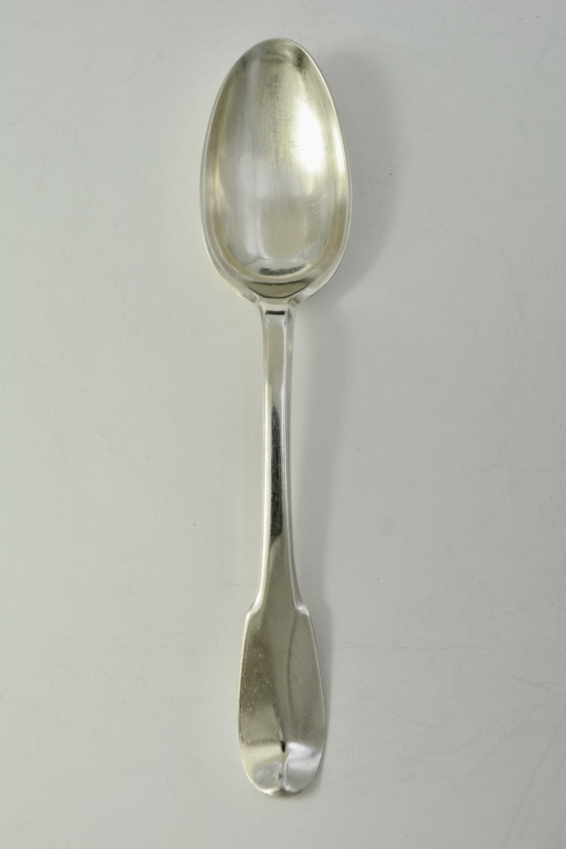 Cuillere en argent France XVIII EME siecle . -photo-2