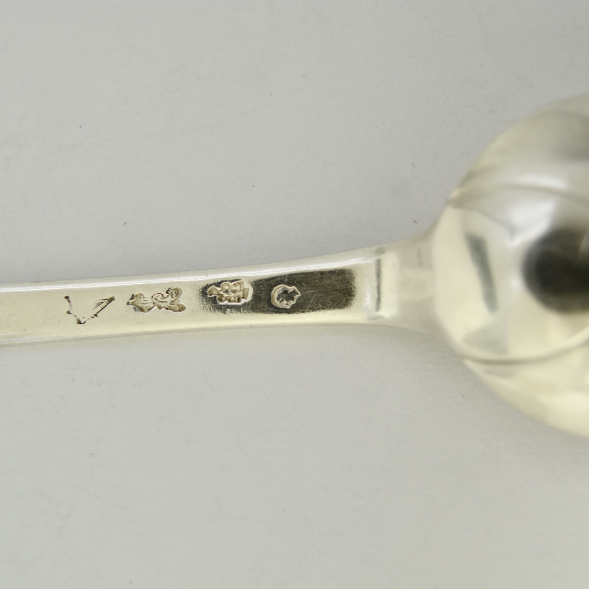 Cuillere en argent France XVIII eme.  siecle  vers 1756-photo-1