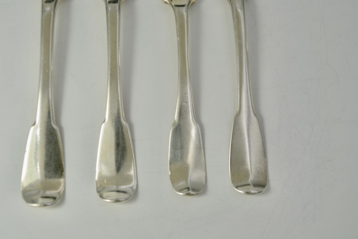 Silver Forks, France, 18th Century. -photo-3