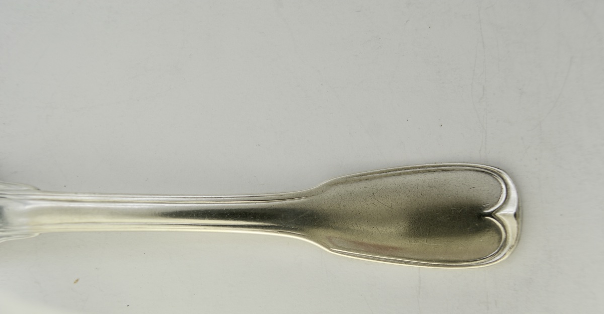18th-century Silver Fork From Paris. -photo-1